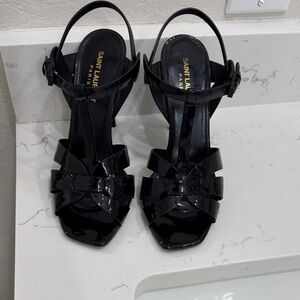 Saint Laurent Glossy Black Heels